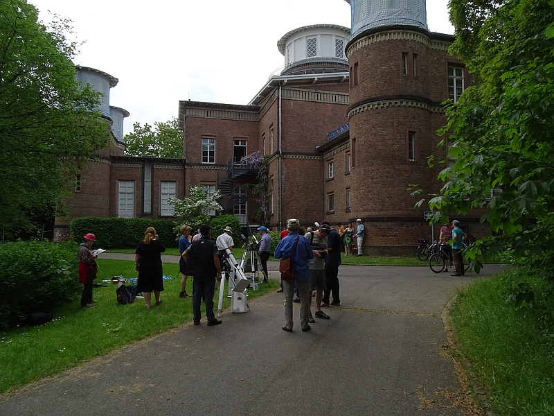 Warten auf Wolkenlücken