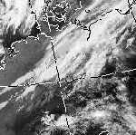 Satellitenbild (Infrarot, Ausschnitt) von NOAA 16 vom 07.05.2003, 03.28 MESZ