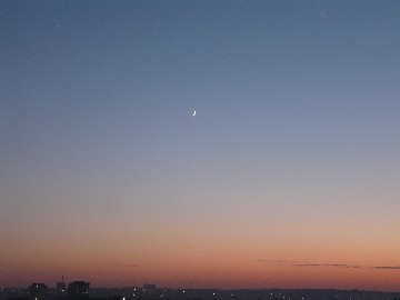 Venus, Mond, Jupiter und Merkur am 30.12.2008
